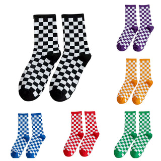 Checkered Game Day Socks-Brittany Carl-Shop Anchored Bliss Women's Boutique Clothing Store