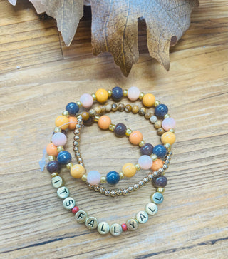 It’s Fall Y’all Beaded Bracelet-Stacey Kluttz-Shop Anchored Bliss Women's Boutique Clothing Store