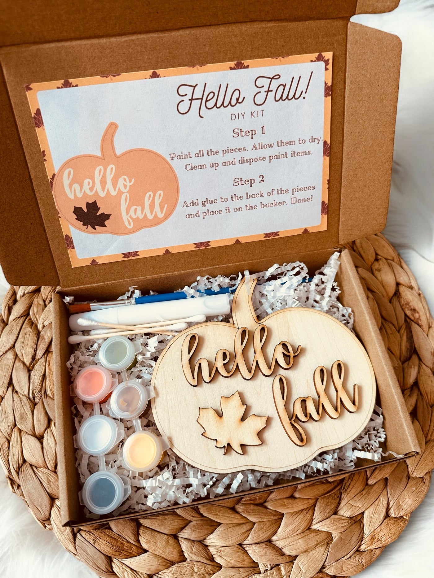 Hello Fall Pumpkin Kids DIY Kit-Brittany Carl-Shop Anchored Bliss Women's Boutique Clothing Store