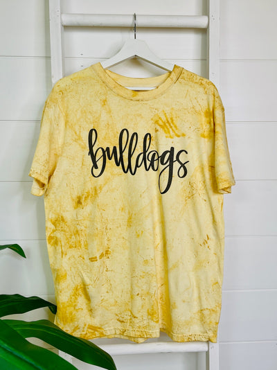 Hand Lettered Bulldogs Graphic Tee-Harps & Oli-Shop Anchored Bliss Women's Boutique Clothing Store