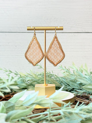 Liza Earrings • Gold-Sammi-Shop Anchored Bliss Women's Boutique Clothing Store