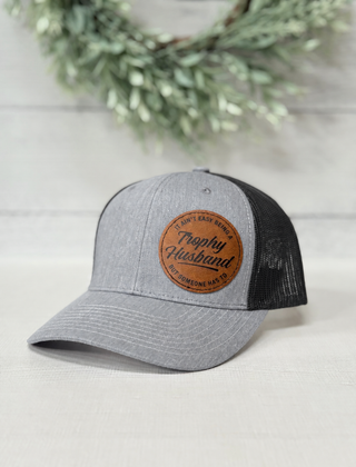 Trophy Husband Hat • Gray-Brittany Carl-Shop Anchored Bliss Women's Boutique Clothing Store