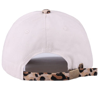 Jesus Saves I Spend Embroidered Cap • Leopard-Zenana-Shop Anchored Bliss Women's Boutique Clothing Store