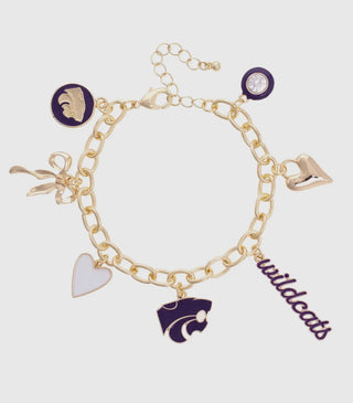 Kansas State University Charm Bracelet-Canvas Style-Shop Anchored Bliss Women's Boutique Clothing Store