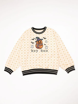 Simply Southern Hey Boo Embroidered Sweatshirt-Simply Southern-Shop Anchored Bliss Women's Boutique Clothing Store