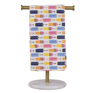 Pencil Collage Hand Towel-Stacey Kluttz-Shop Anchored Bliss Women's Boutique Clothing Store