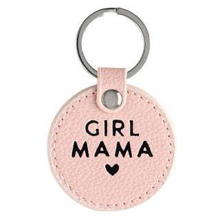 Girl Mama Leather Keychain-Stephan Baby-Shop Anchored Bliss Women's Boutique Clothing Store
