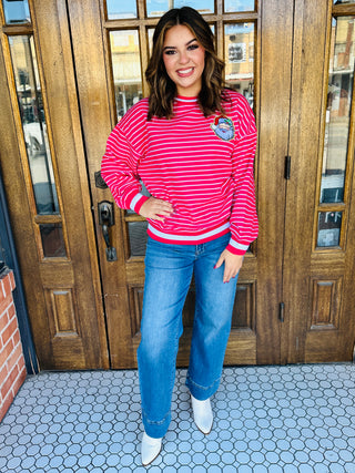 Simply Southern Santa Baby Embroidered Sweatshirt-Simply Southern-Shop Anchored Bliss Women's Boutique Clothing Store