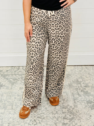 Wild About You Wide Leg Leopard Pants-Very J-Shop Anchored Bliss Women's Boutique Clothing Store