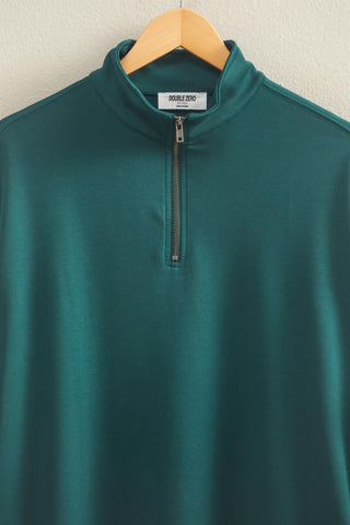 When You Know Half Zip Scuba Tunic • Green-HYFVE-Shop Anchored Bliss Women's Boutique Clothing Store