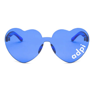 Sorority Heart Shaped Sunglasses-Sorority Shop-Shop Anchored Bliss Women's Boutique Clothing Store