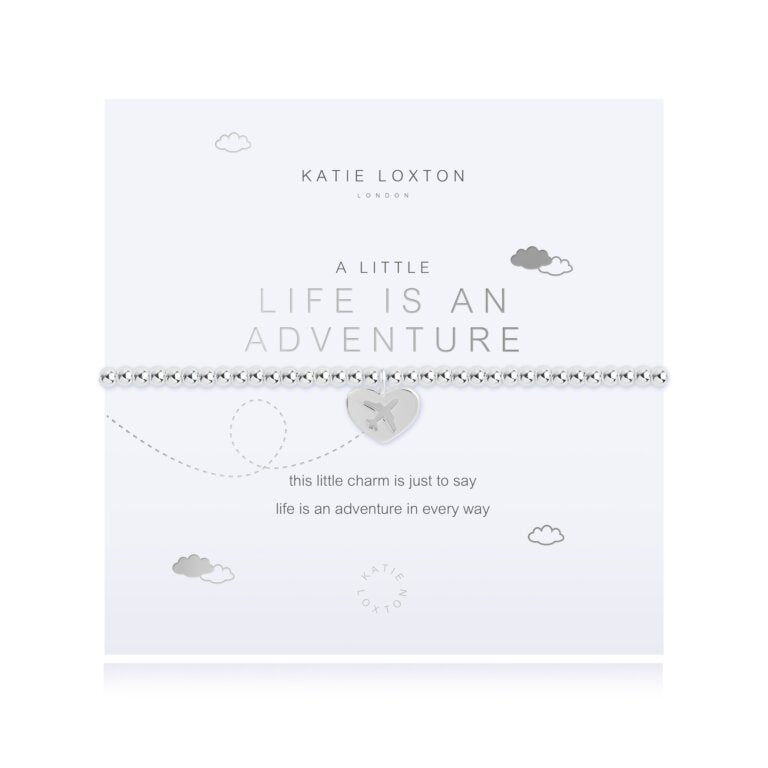 Life is an Adventure Bracelet • Silver-Katie Loxton-Shop Anchored Bliss Women's Boutique Clothing Store