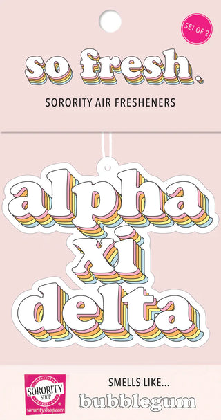 Sorority Retro Air Freshener-Sorority Shop-Shop Anchored Bliss Women's Boutique Clothing Store