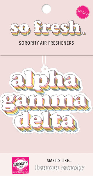Sorority Retro Air Freshener-Sorority Shop-Shop Anchored Bliss Women's Boutique Clothing Store