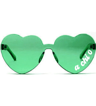 Sorority Heart Shaped Sunglasses-Sorority Shop-Shop Anchored Bliss Women's Boutique Clothing Store