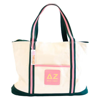 Delta Zeta Weekender Tote-Duo Threads-Shop Anchored Bliss Women's Boutique Clothing Store