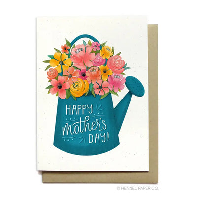 Watering Can Mother's Day Card-Tracy Zelenuk-Shop Anchored Bliss Women's Boutique Clothing Store