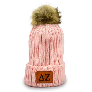 Sorority Pom Pom Beanie Hat-Sorority Shop-Shop Anchored Bliss Women's Boutique Clothing Store