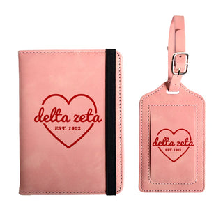 Sorority Passport Holder and Luggage Gift Tag Set-Sorority Shop-Delta Zeta-Shop Anchored Bliss Women's Boutique Clothing Store