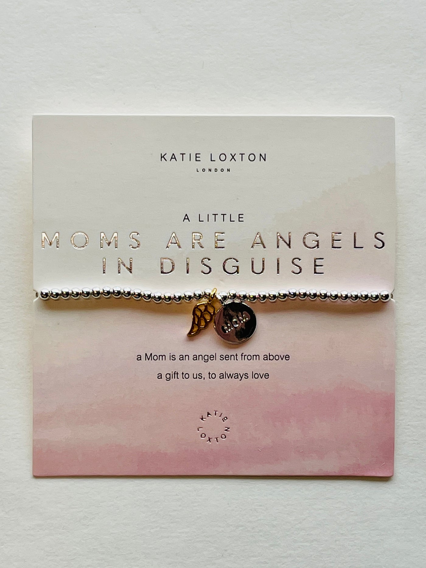 Moms are Angels in Disguise Bracelet • Silver-Katie Loxton-Shop Anchored Bliss Women's Boutique Clothing Store