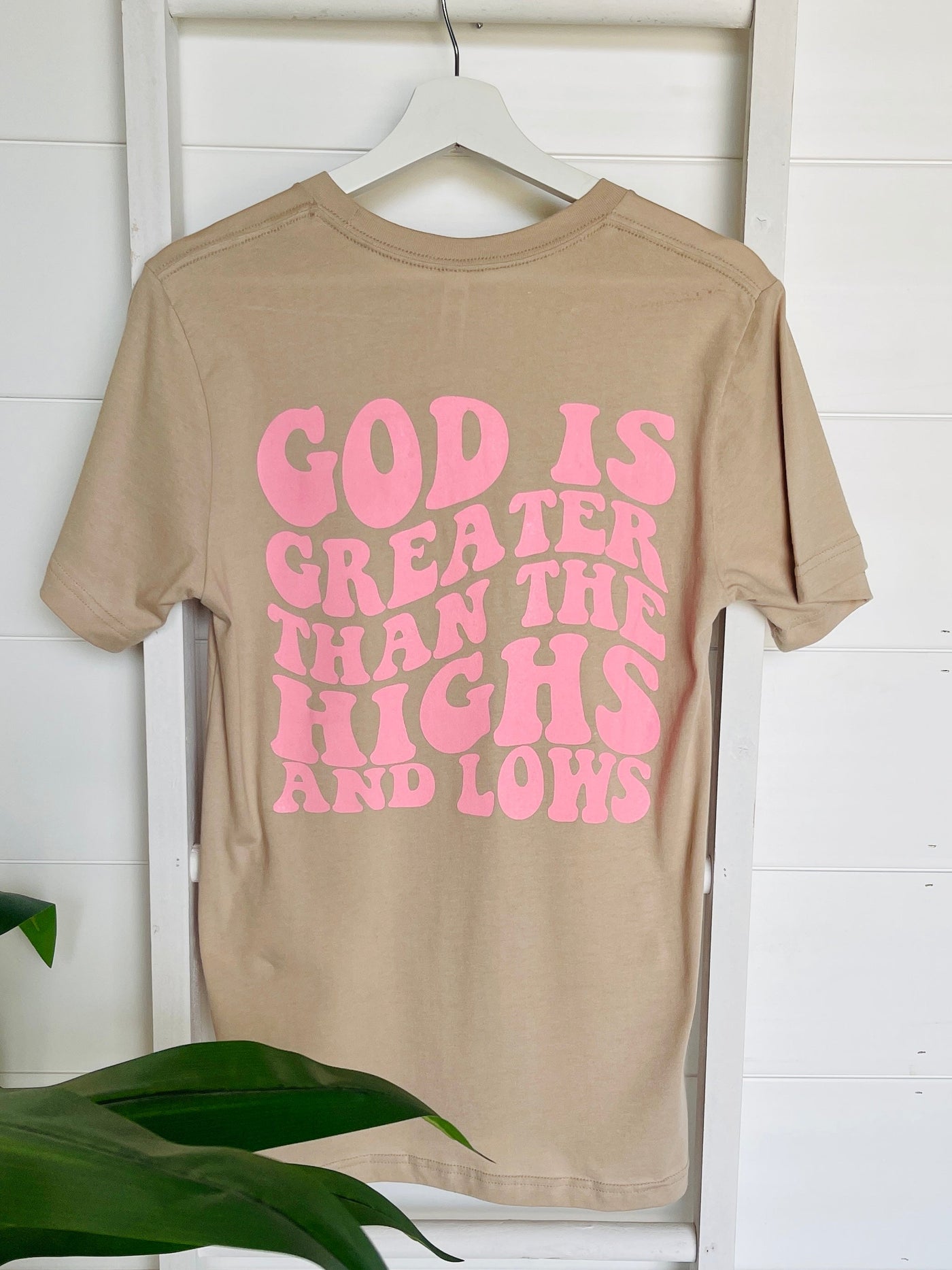 God is Greater Than the Highs and Lows Graphic Tee-Harps & Oli-Shop Anchored Bliss Women's Boutique Clothing Store