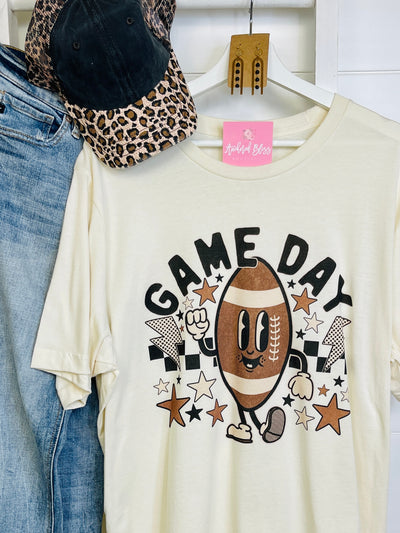 Football Game Day Graphic Tee-Harps & Oli-Shop Anchored Bliss Women's Boutique Clothing Store