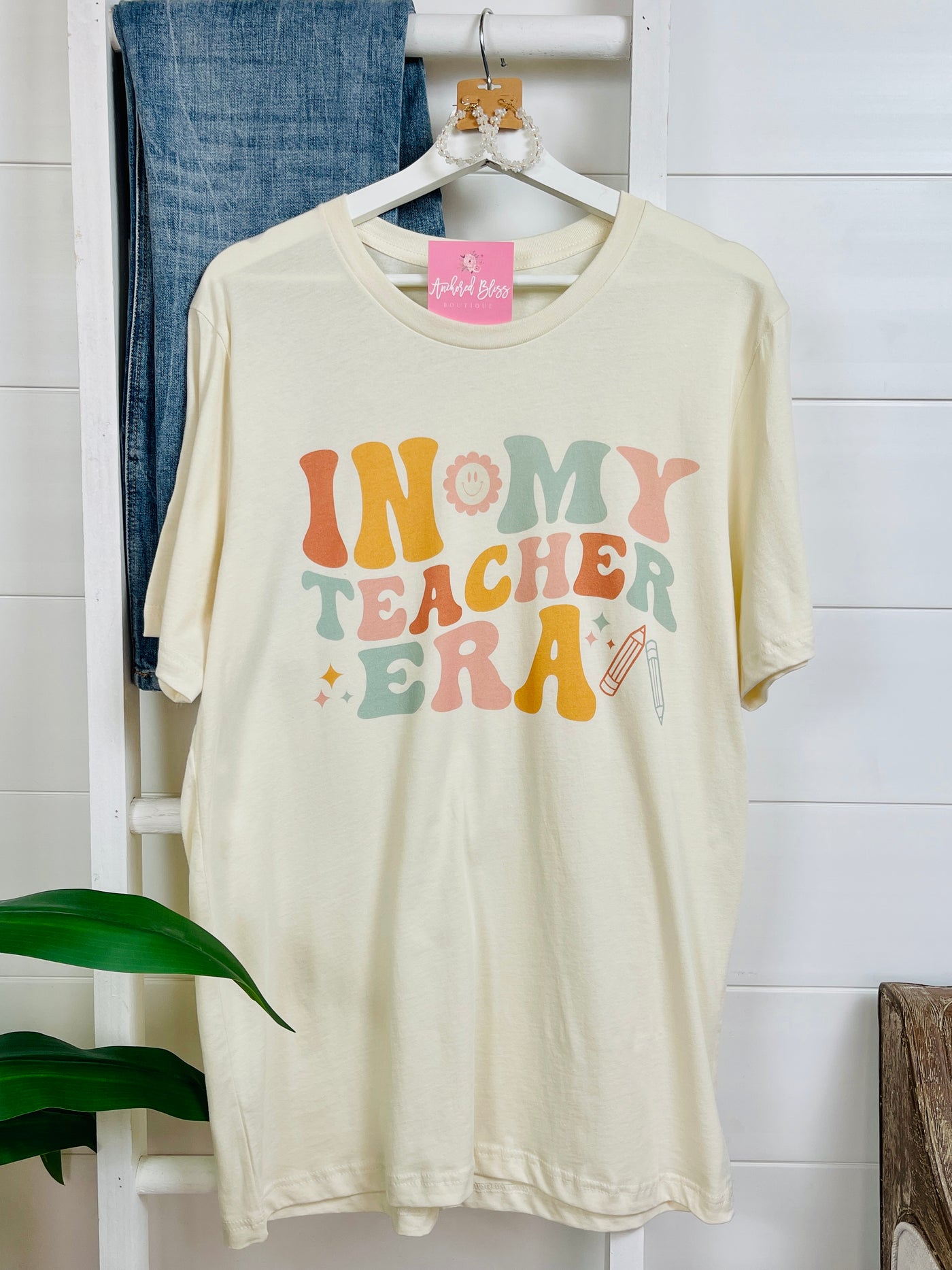 In My Teacher Era Graphic Tee-Harps & Oli-Shop Anchored Bliss Women's Boutique Clothing Store