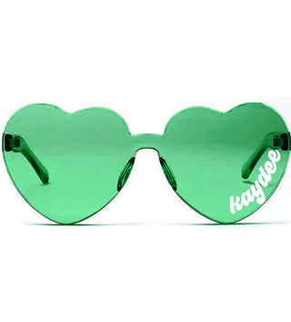 Sorority Heart Shaped Sunglasses-Sorority Shop-Shop Anchored Bliss Women's Boutique Clothing Store