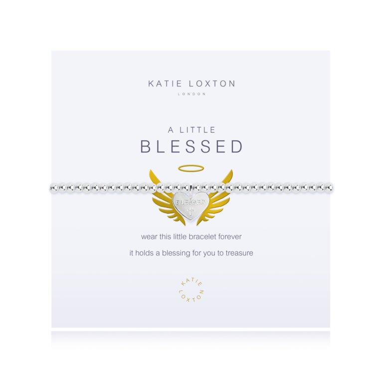 A Little Blessed Bracelet • Silver-Katie Loxton-Shop Anchored Bliss Women's Boutique Clothing Store