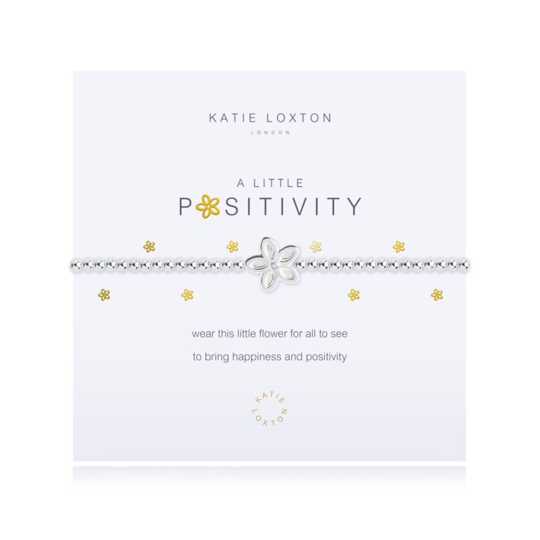 A Little Positivity Bracelet • Silver-Katie Loxton-Shop Anchored Bliss Women's Boutique Clothing Store