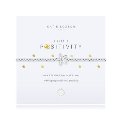 A Little Positivity Bracelet • Silver-Katie Loxton-Shop Anchored Bliss Women's Boutique Clothing Store