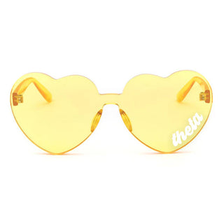 Sorority Heart Shaped Sunglasses-Sorority Shop-Shop Anchored Bliss Women's Boutique Clothing Store