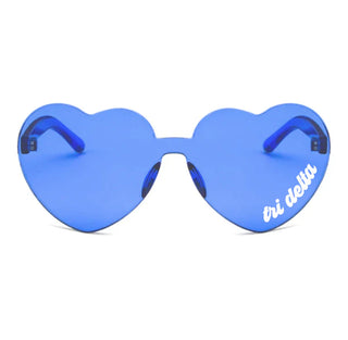 Sorority Heart Shaped Sunglasses-Sorority Shop-Shop Anchored Bliss Women's Boutique Clothing Store
