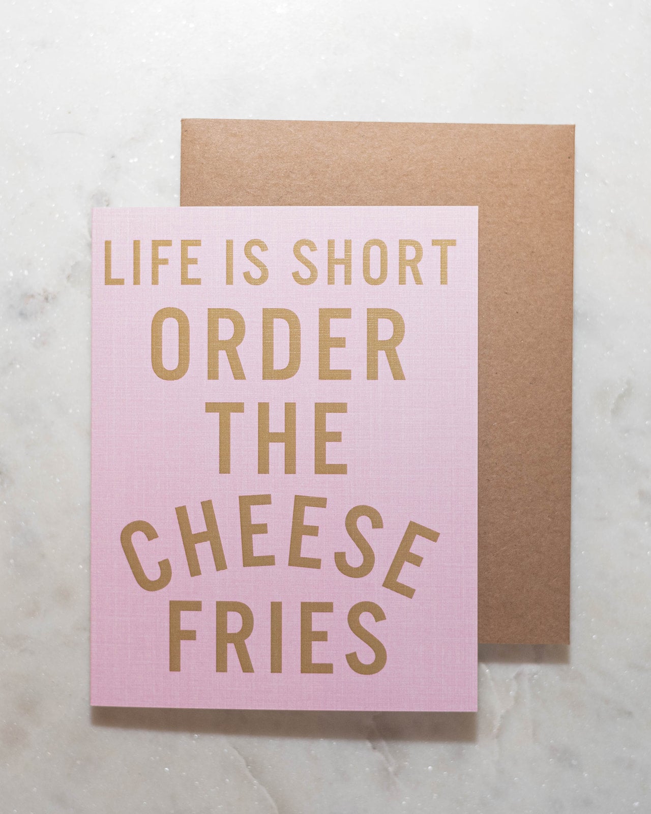 Order the Cheese Fries Greeting Card-Live Love Studio-Shop Anchored Bliss Women's Boutique Clothing Store