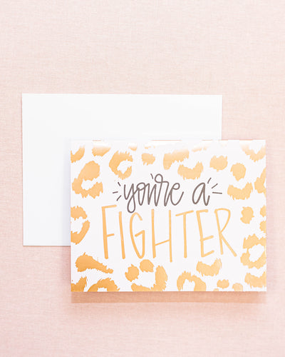 You're A Fighter Greeting Card-Mary Square-Shop Anchored Bliss Women's Boutique Clothing Store