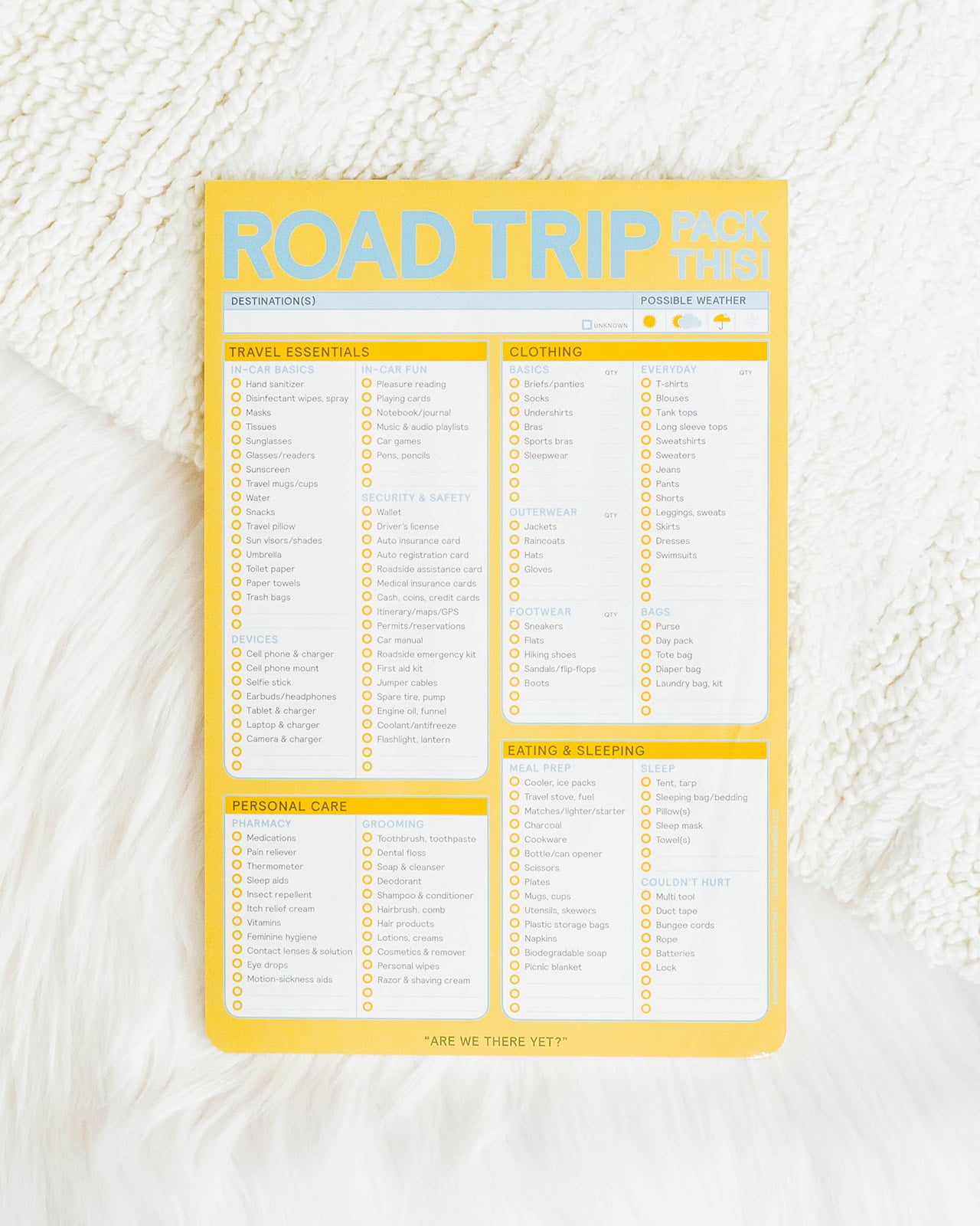Road Trip • Yellow-Knock Knock-Shop Anchored Bliss Women's Boutique Clothing Store
