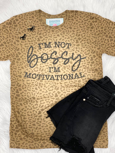 I'm Not Bossy Graphic Tee-Harps & Oli-Shop Anchored Bliss Women's Boutique Clothing Store
