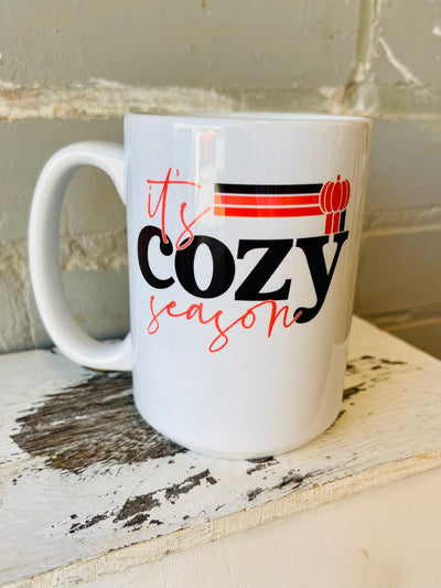 Cozy Season Mug • 15oz.-Anchored Bliss Boutique-Shop Anchored Bliss Women's Boutique Clothing Store