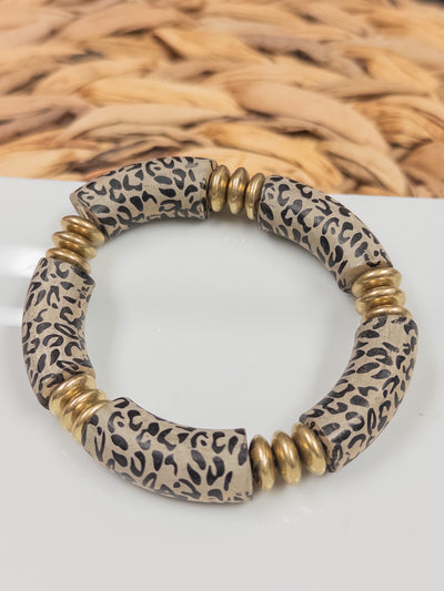 Get What You Need Leopard Bracelet-DMC-Stone-Shop Anchored Bliss Women's Boutique Clothing Store