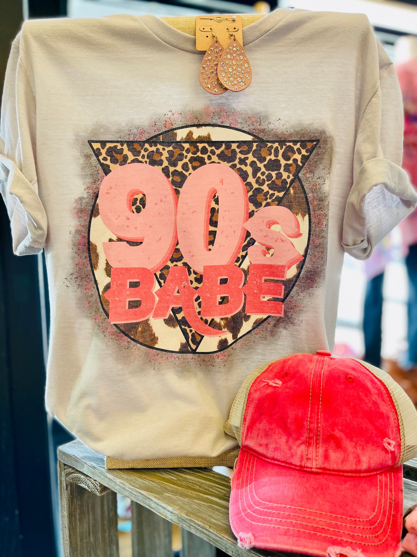 90's Babe Graphic Tee-Harps & Oli-Shop Anchored Bliss Women's Boutique Clothing Store