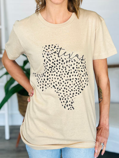 Dalmatian Texas Graphic Tee-Harps & Oli-Shop Anchored Bliss Women's Boutique Clothing Store