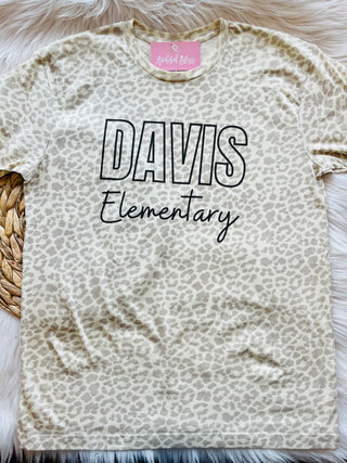 Davis Elementary Graphic Tee-Harps & Oli-Shop Anchored Bliss Women's Boutique Clothing Store