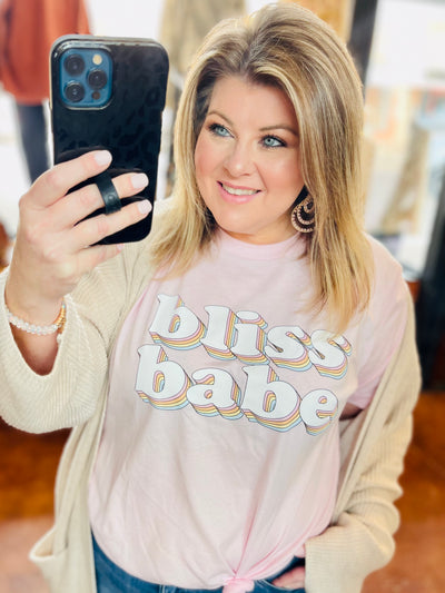 Bliss Babe Graphic Tee-Harps & Oli-Shop Anchored Bliss Women's Boutique Clothing Store