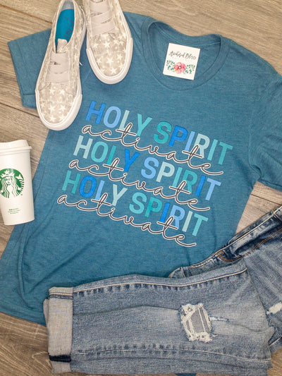 Holy Spirit Activate Graphic Tee-Harps & Oli-Shop Anchored Bliss Women's Boutique Clothing Store