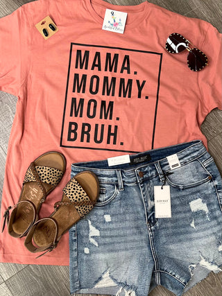 PRE-ORDER Mama Names Geometric Graphic Tee-Harps & Oli-Shop Anchored Bliss Women's Boutique Clothing Store