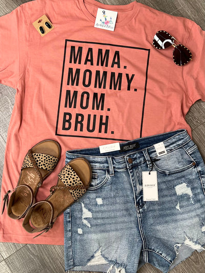 Mama Names Geometric Graphic Tee-Harps & Oli-Shop Anchored Bliss Women's Boutique Clothing Store