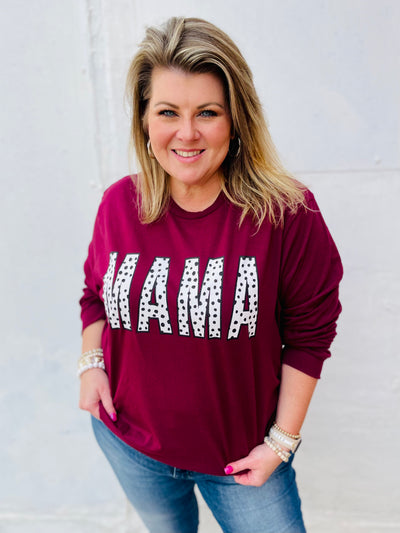 Mama Spotted Graphic Tee-Harps & Oli-Shop Anchored Bliss Women's Boutique Clothing Store