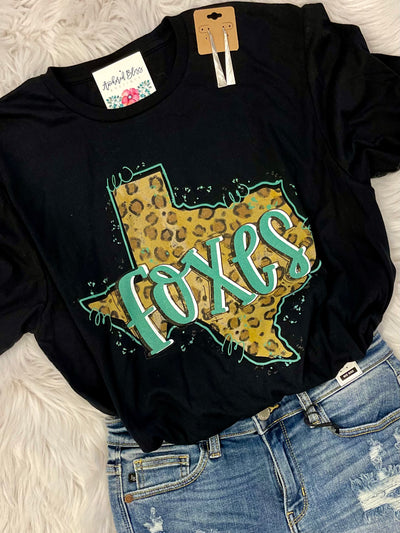 Texas Foxes Graphic Tee-Harps & Oli-Shop Anchored Bliss Women's Boutique Clothing Store