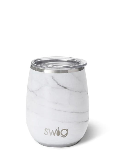 Marble Swig 14oz. Wine Tumbler-Swig-Shop Anchored Bliss Women's Boutique Clothing Store