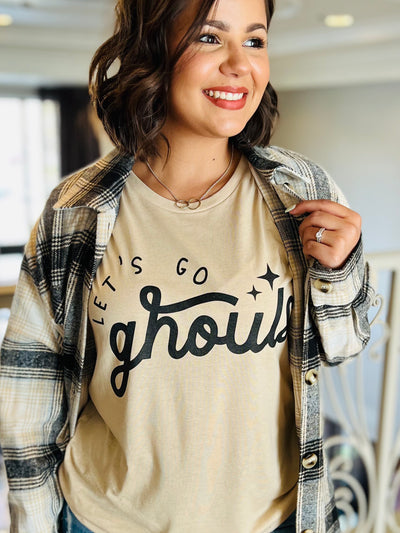 Let's Go Ghouls Graphic Tee-Harps & Oli-Shop Anchored Bliss Women's Boutique Clothing Store